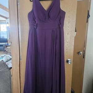 Elegant Purple Evening Gown